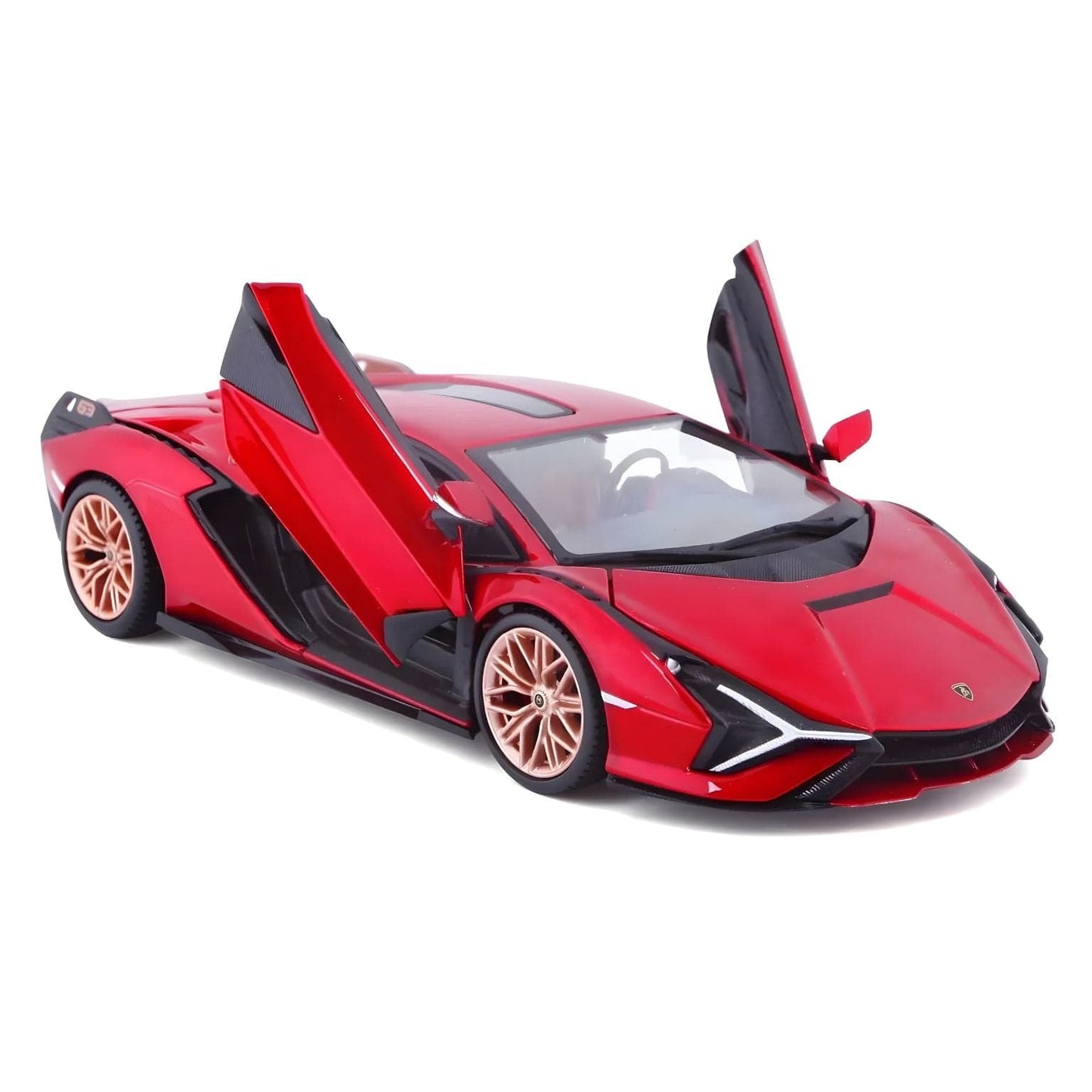 Apresentamos Lamborghini Sian FKP 37 vermelho e preto com o SKU 682109924 recomendado para + 3 anos