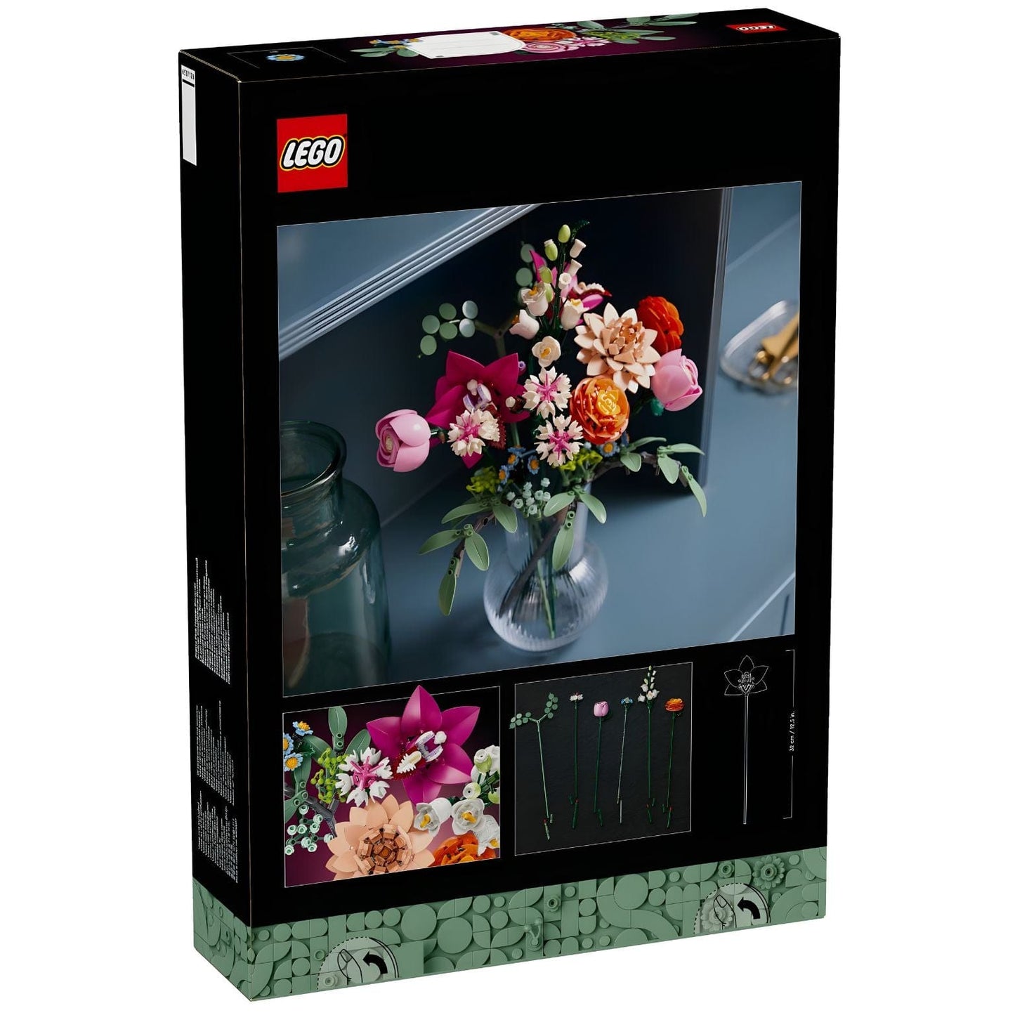Apresentamos Lego Botanicals - Buquê de Flores Cor-de-Rosa Elegante com o SKU 661034225 recomendado para + 14 anos