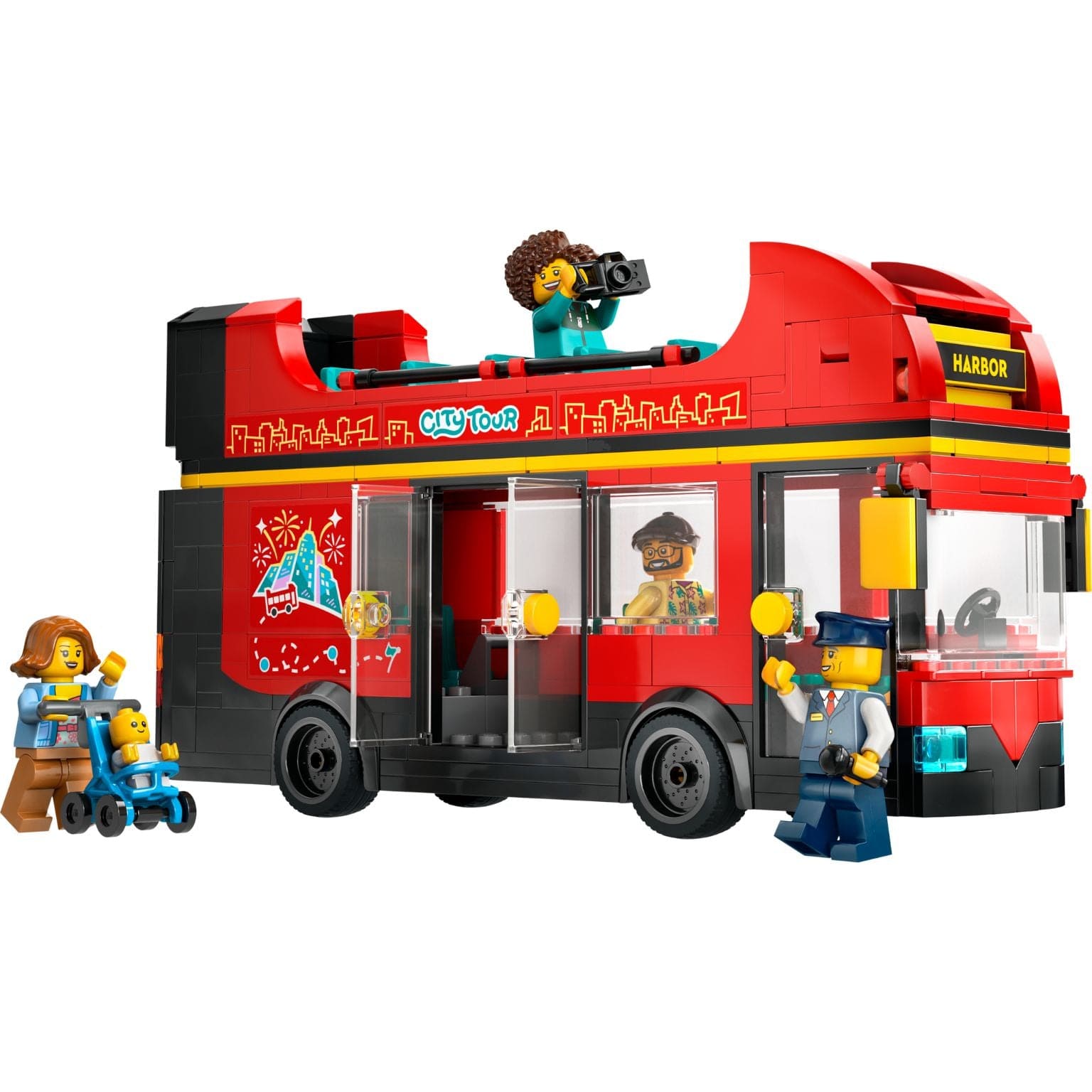 Apresentamos Lego City - Autocarro Turístico Vermelho de 2 Pisos com o SKU 666040724 recomendado para + 7 anos
