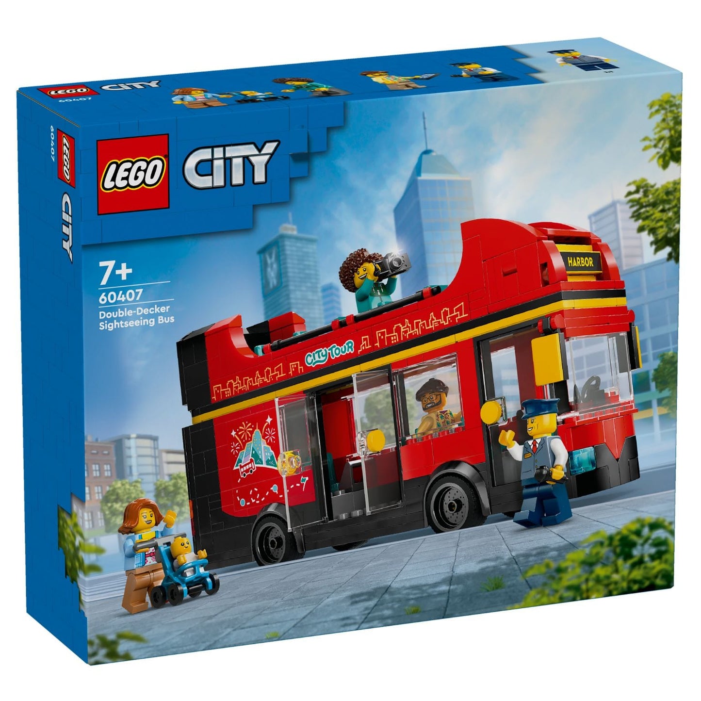 Apresentamos Lego City - Autocarro Turístico Vermelho de 2 Pisos com o SKU 666040724 recomendado para + 7 anos