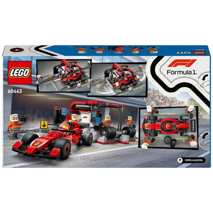 Presentamos Lego City Box de F1 y Equipo del Box con Coche de Ferrari con el SKU 666044325 recomendado para + 6 años