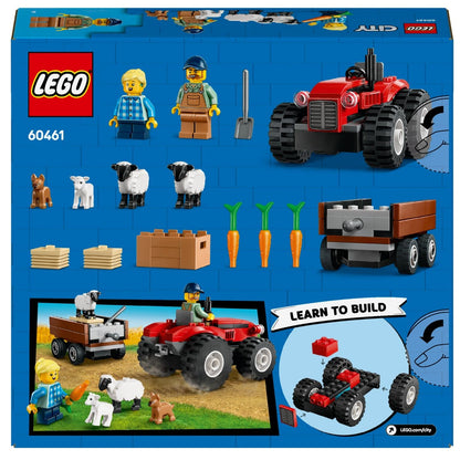 Presentamos Lego City Tractor Agrícola Rojo con Remolque y Ovejas con el SKU 666046125 recomendado para + 4 años