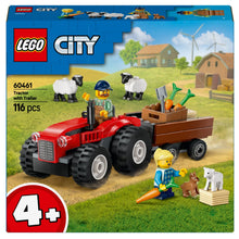 Apresentamos Lego City Trator Agrícola Vermelho com Reboque e Ovelhas com o SKU 666046125 recomendado para + 4 anos