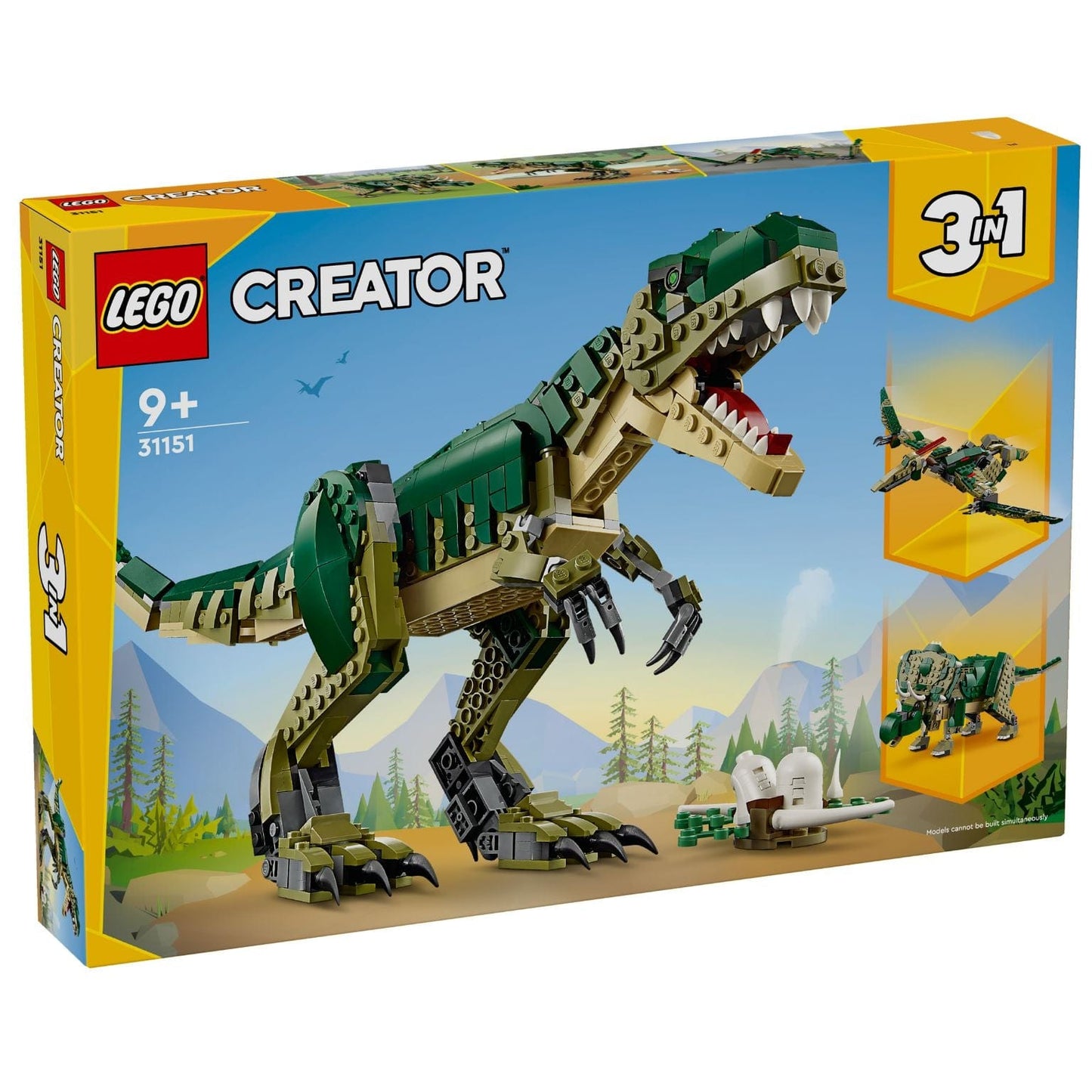 Apresentamos Lego Creator - T. rex com o SKU 663115124 recomendado para + 9 anos
