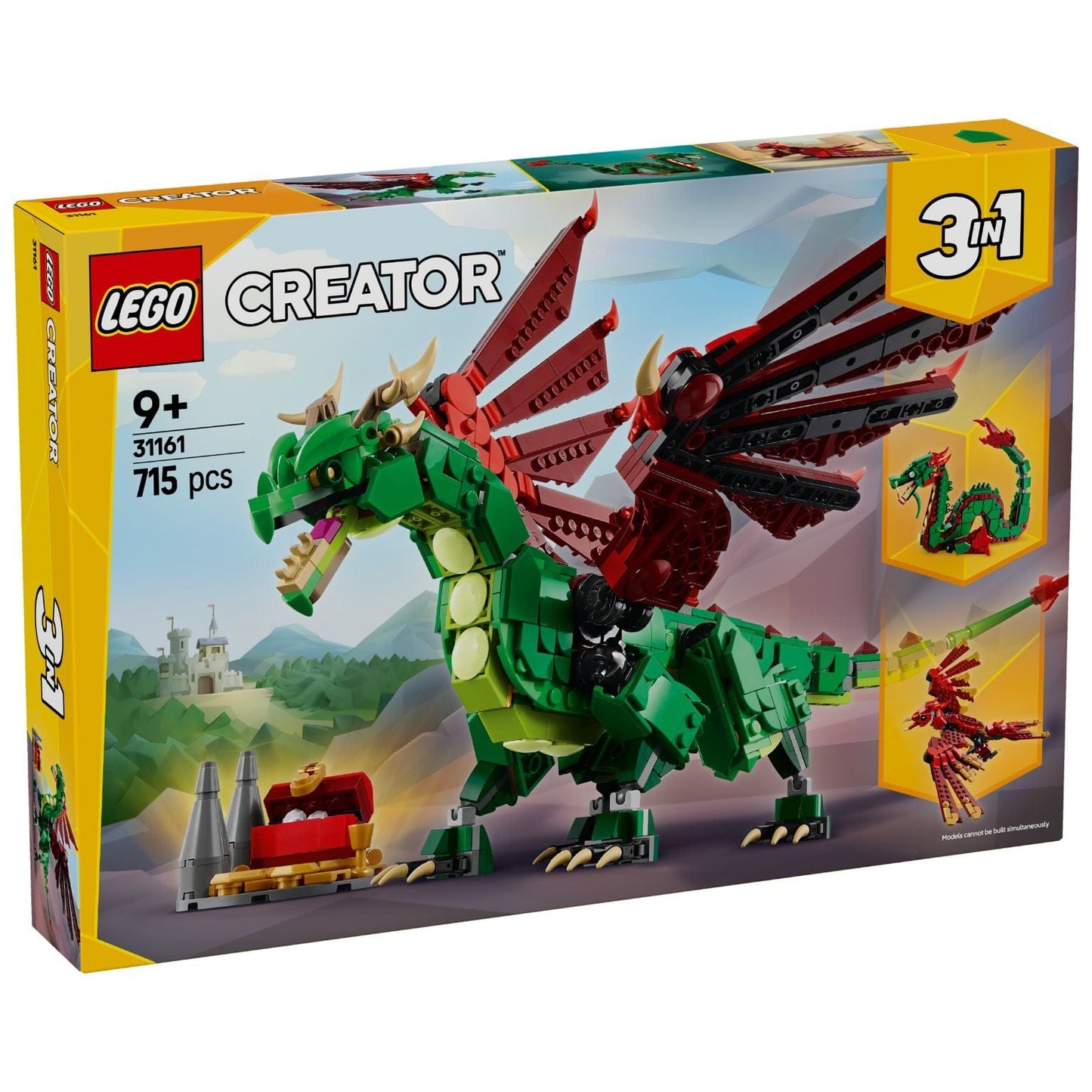 Apresentamos Lego Creator - Dragão Medieval com o SKU 663116125 recomendado para + 9 anos