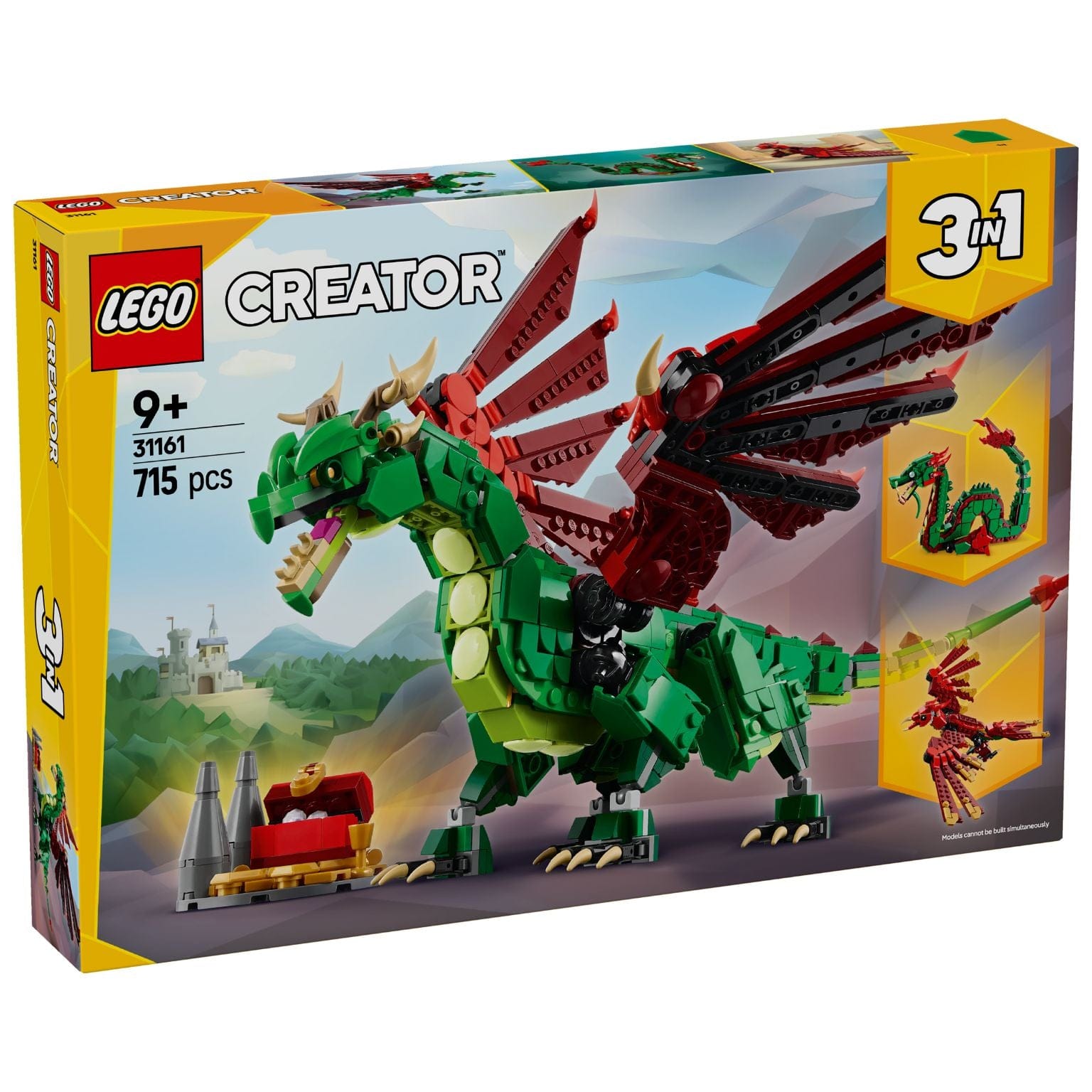 Apresentamos Lego Creator - Dragão Medieval com o SKU 663116125 recomendado para + 9 anos