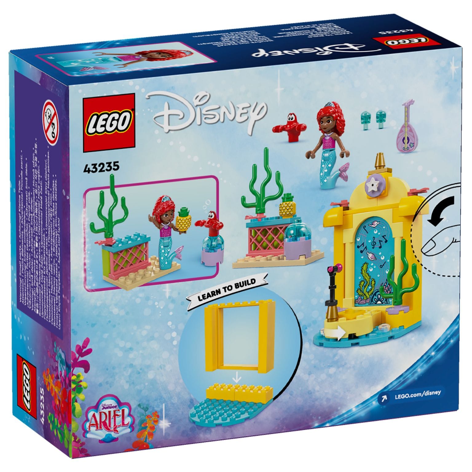 Apresentamos Lego Disney - Palco de Música da Ariel com o SKU 664323524 recomendado para + 4 anos