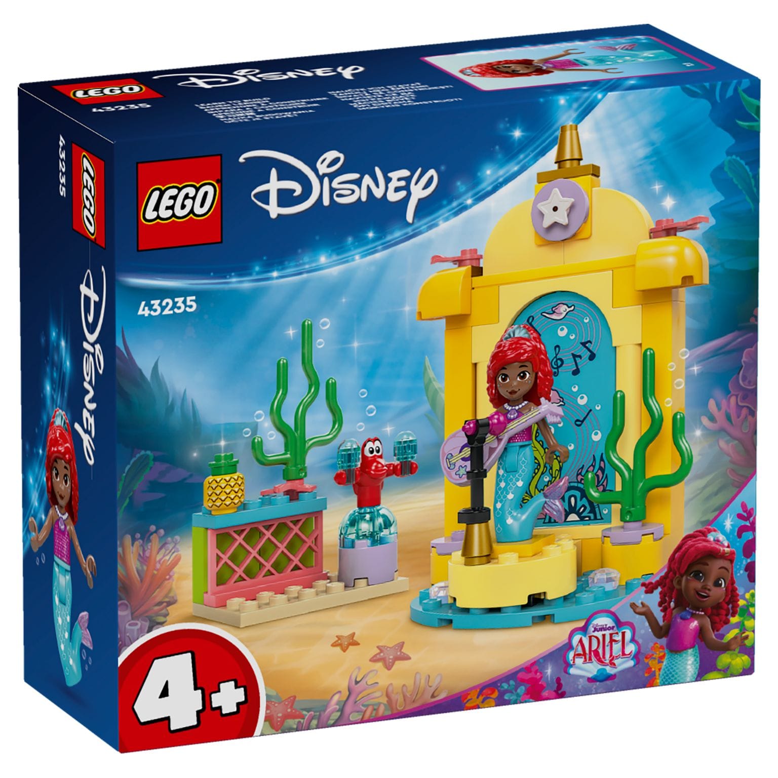 Apresentamos Lego Disney - Palco de Música da Ariel com o SKU 664323524 recomendado para + 4 anos