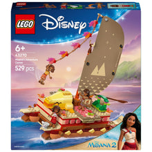 Apresentamos Lego Disney Canoa de Aventuras da Vaiana com o SKU 664327025 recomendado para + 6 anos