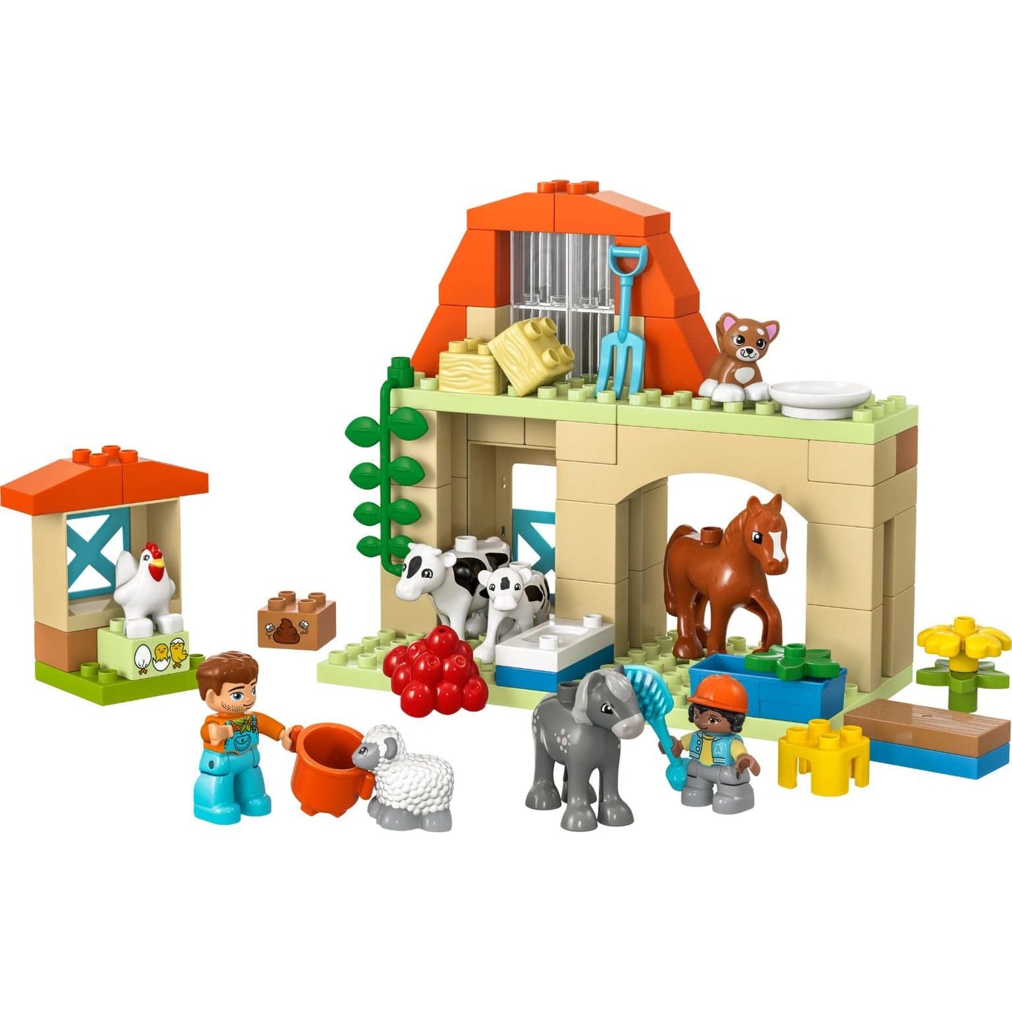 Apresentamos Lego Duplo Cuidar dos Animais na Quinta com o SKU 661041624 recomendado para + 2 anos
