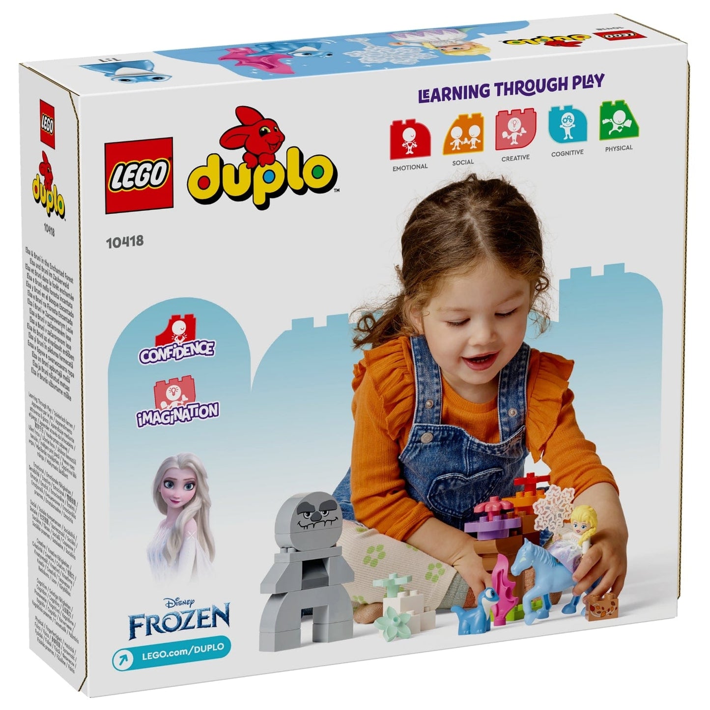 Apresentamos Lego Duplo Elsa e Bruni na Floresta Encantada com o SKU 661041824 recomendado para + 2 anos