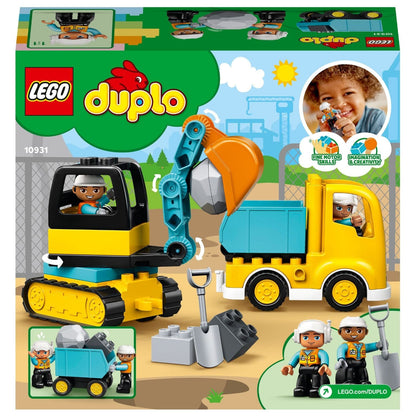 Presentamos Lego Duplo Camión y Excavadora de Orugas con el SKU 661093125 recomendado para + 2 años
