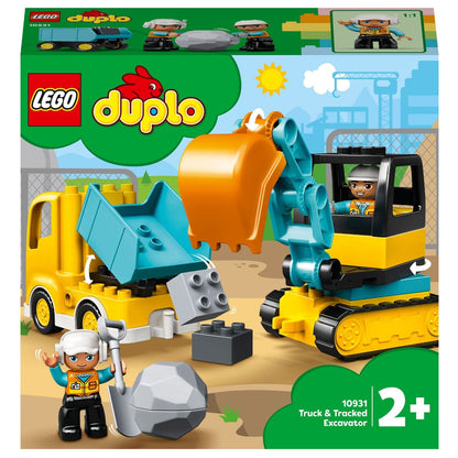 Presentamos Lego Duplo Camión y Excavadora de Orugas con el SKU 661093125 recomendado para + 2 años