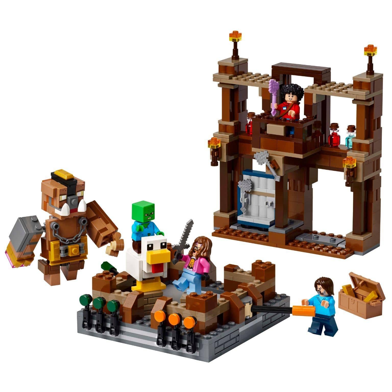 Apresentamos Lego Minecraft - Ringue de Luta da Mansão da Floresta com o SKU 662127225 recomendado para + 10 anos