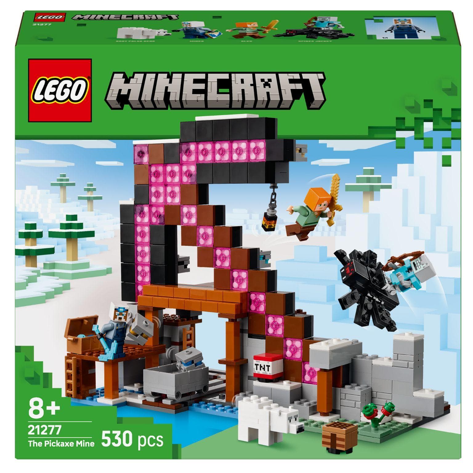 Apresentamos Lego Minecraft - A Mina Picareta com o SKU 662127725 recomendado para + 8 anos