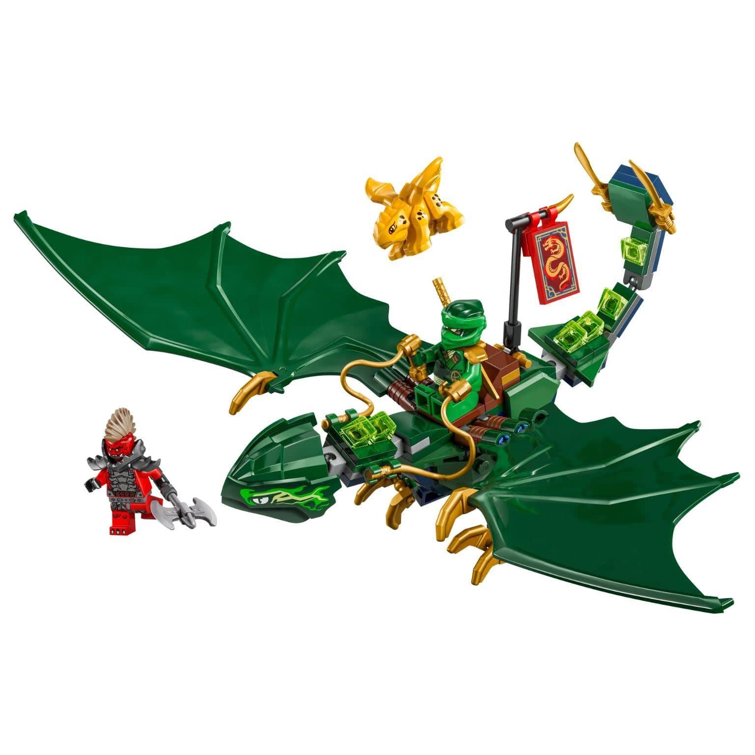 Apresentamos Lego Ninjago - Dragão da Floresta Verde do Lloyd com o SKU 667182925 recomendado para + 6 anos