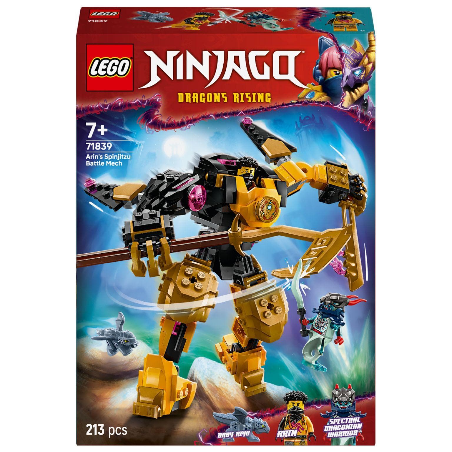 Apresentamos Lego Ninjago - Mech de Batalha Spinjitzu do Arin com o SKU 667183925 recomendado para + 7 anos
