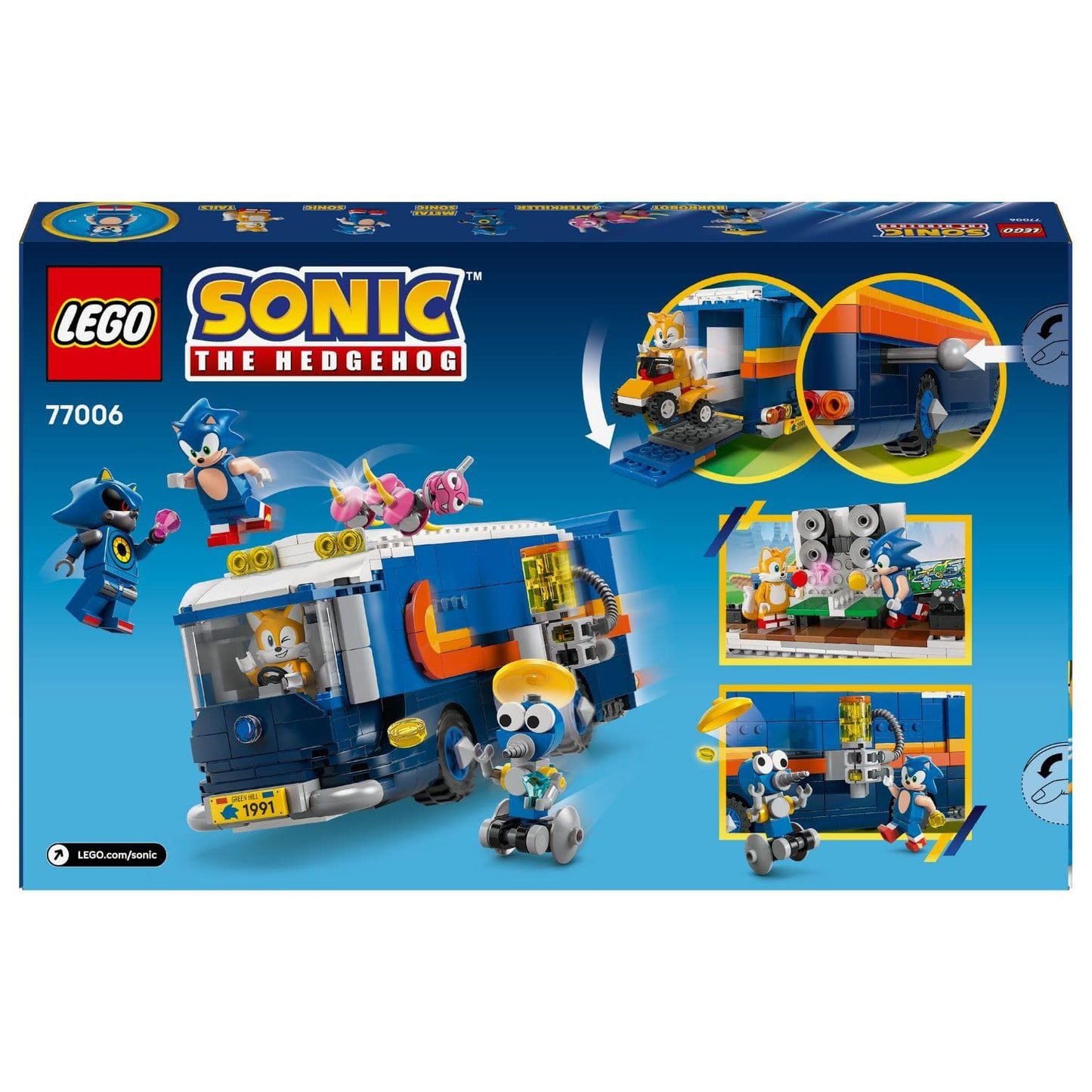 Apresentamos Lego Sonic - Camião de Comando Team Sonic com o SKU 667700625 recomendado para + 8 anos
