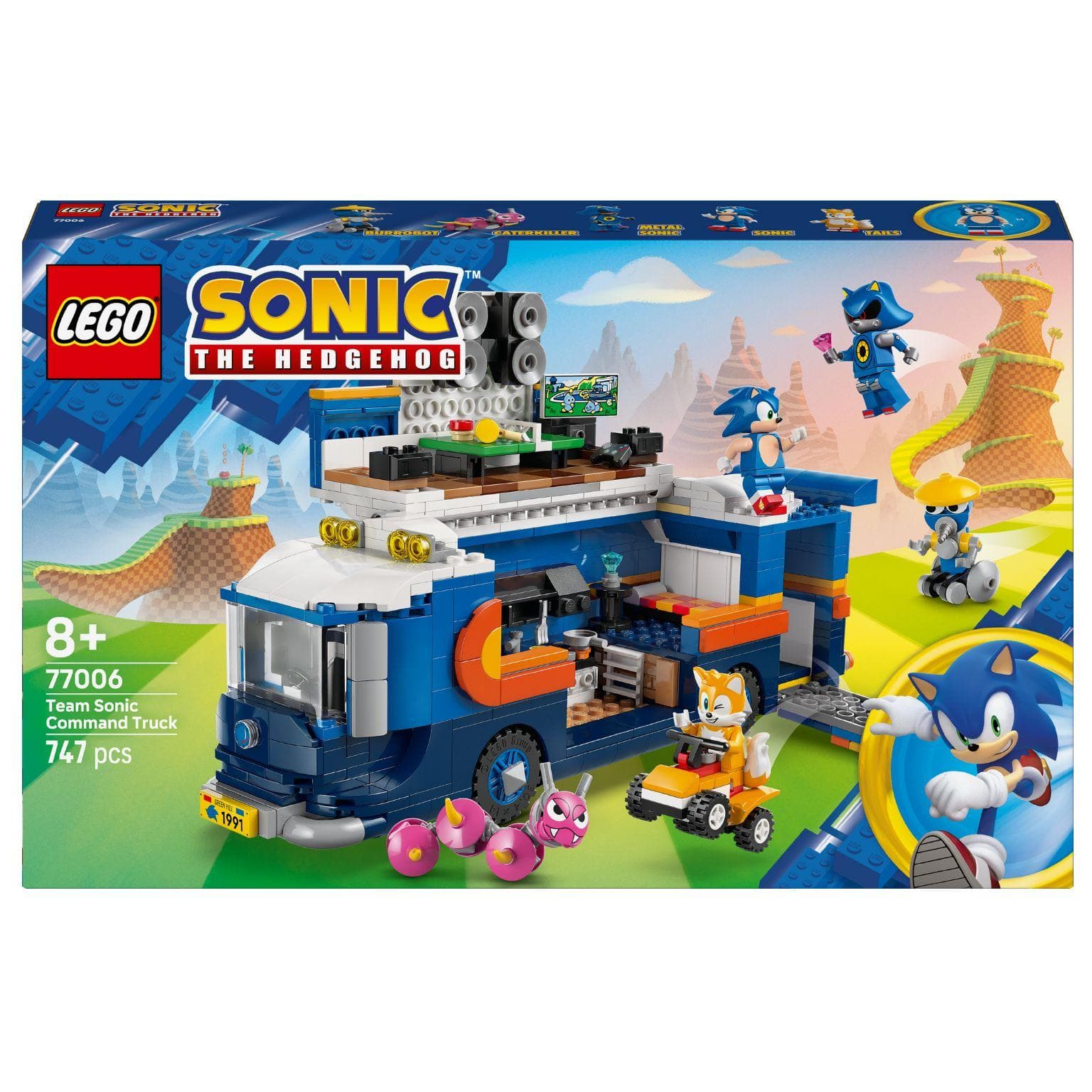 Apresentamos Lego Sonic - Camião de Comando Team Sonic com o SKU 667700625 recomendado para + 8 anos