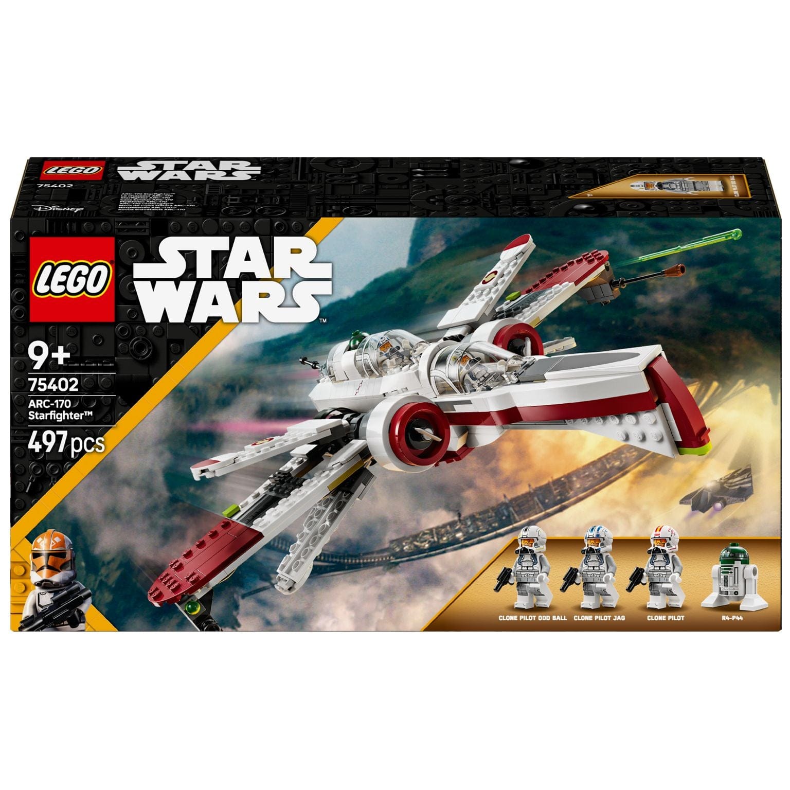 Apresentamos Lego Star Wars ARC-170 Starfighter com o SKU 667540225 recomendado para + 9 anos