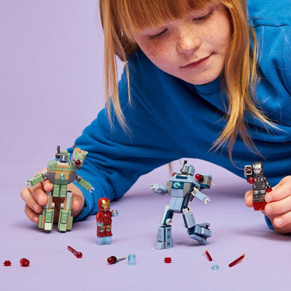 Presentamos Lego Super Heroes- Iron Man y Máquina de Guerra contra Drones Hammer con el SKU 667632025 recomendado para + 7 años