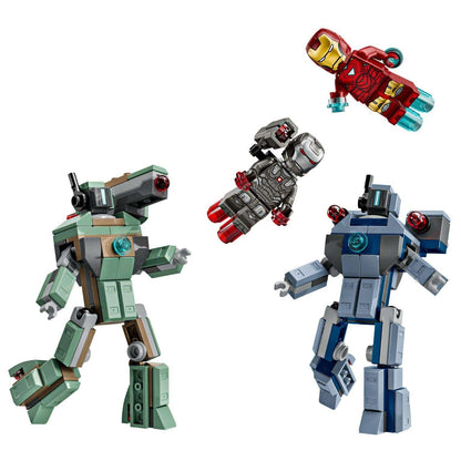 Presentamos Lego Super Heroes- Iron Man y Máquina de Guerra contra Drones Hammer con el SKU 667632025 recomendado para + 7 años