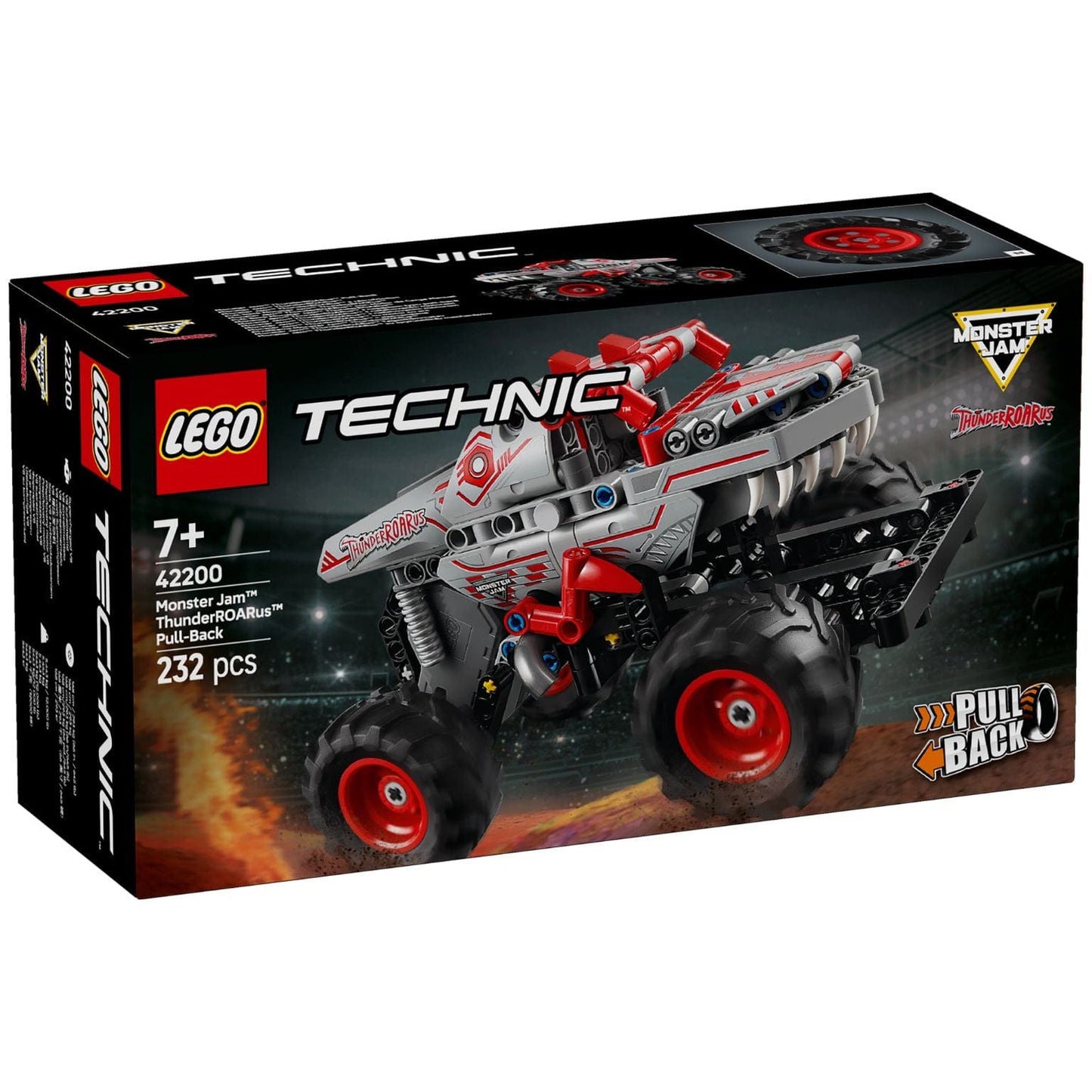 Apresentamos Lego Technic - Pull-Back Monster Jam™ ThunderROARus com o SKU 664220025 recomendado para + 7 anos