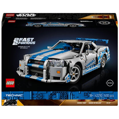 Presentamos Lego Technic - Rápido y Furioso Coche Nissan Skyline GT-R (R34) con el SKU 664221025 recomendado para + 14 años