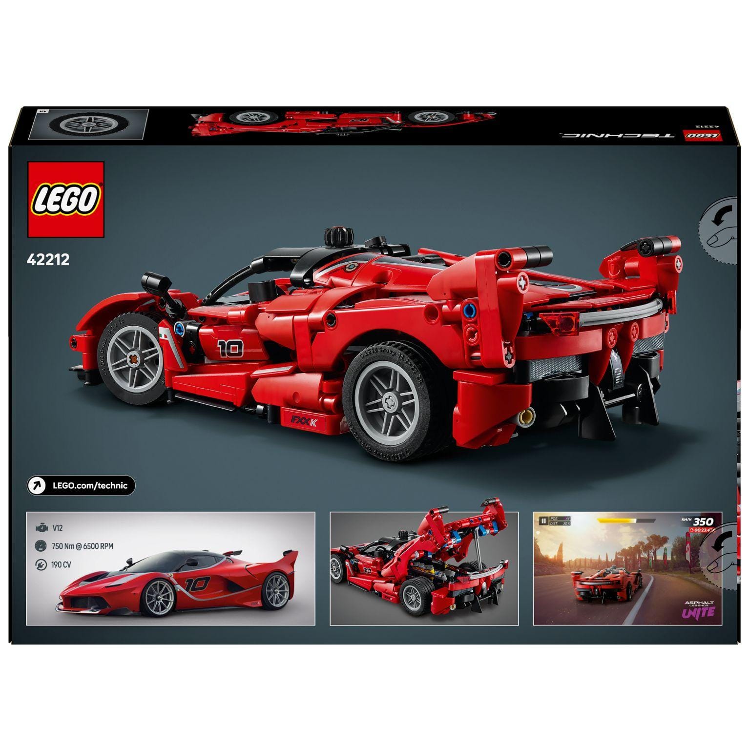 Apresentamos Lego Technic - Ferrari FXX K com o SKU 664221225 recomendado para + 10 anos