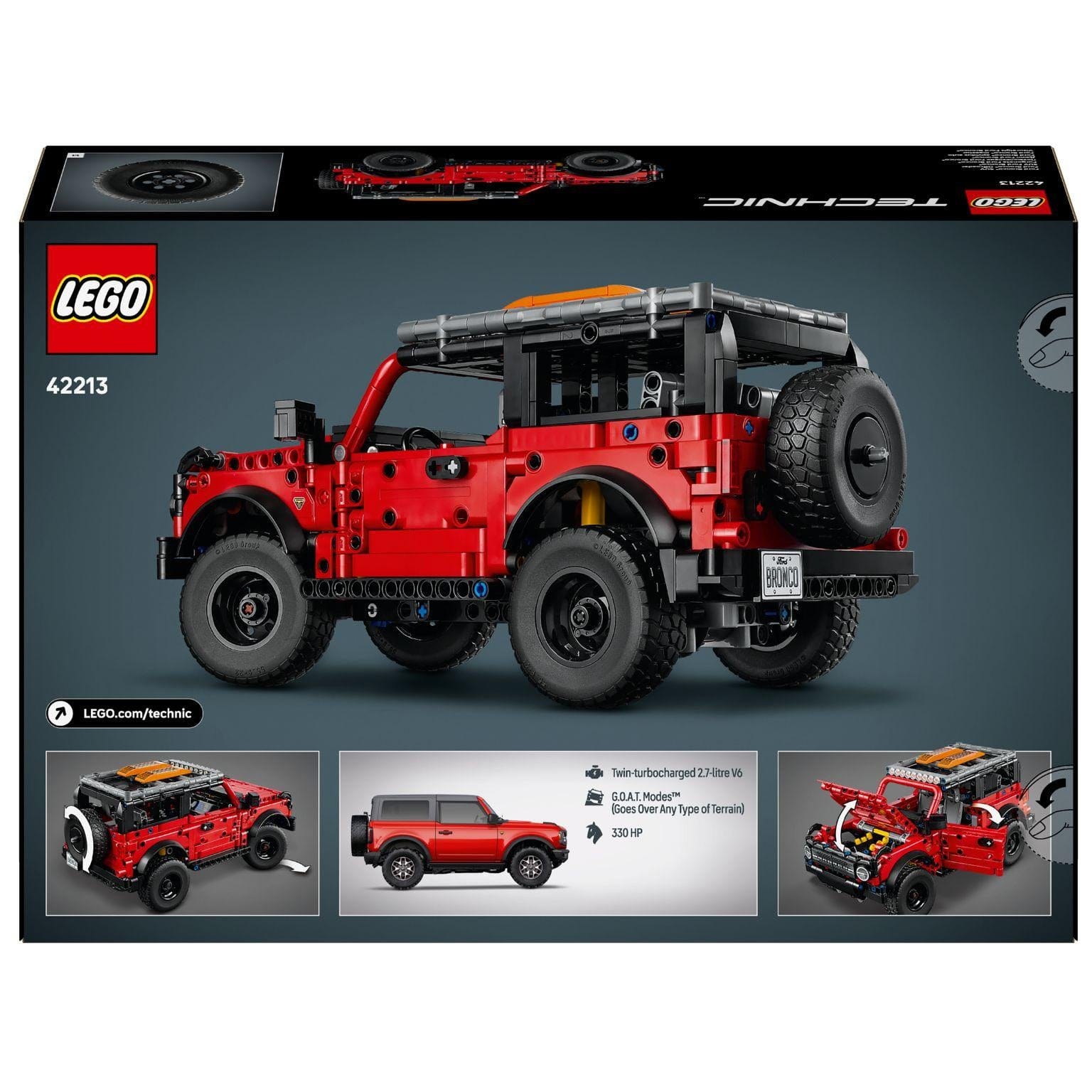 Apresentamos Lego Technic - SUV Ford Bronco com o SKU 664221325 recomendado para + 9 anos