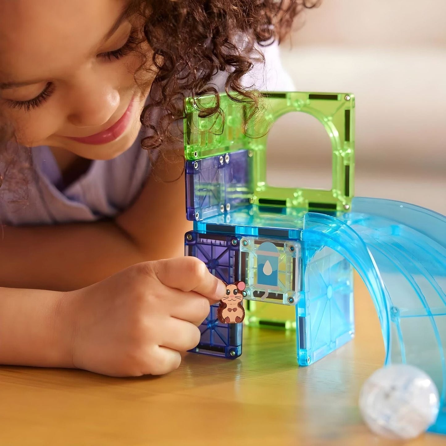 Apresentamos Magna-Tiles Hamster Ball com o SKU 771765825 recomendado para + 3 anos