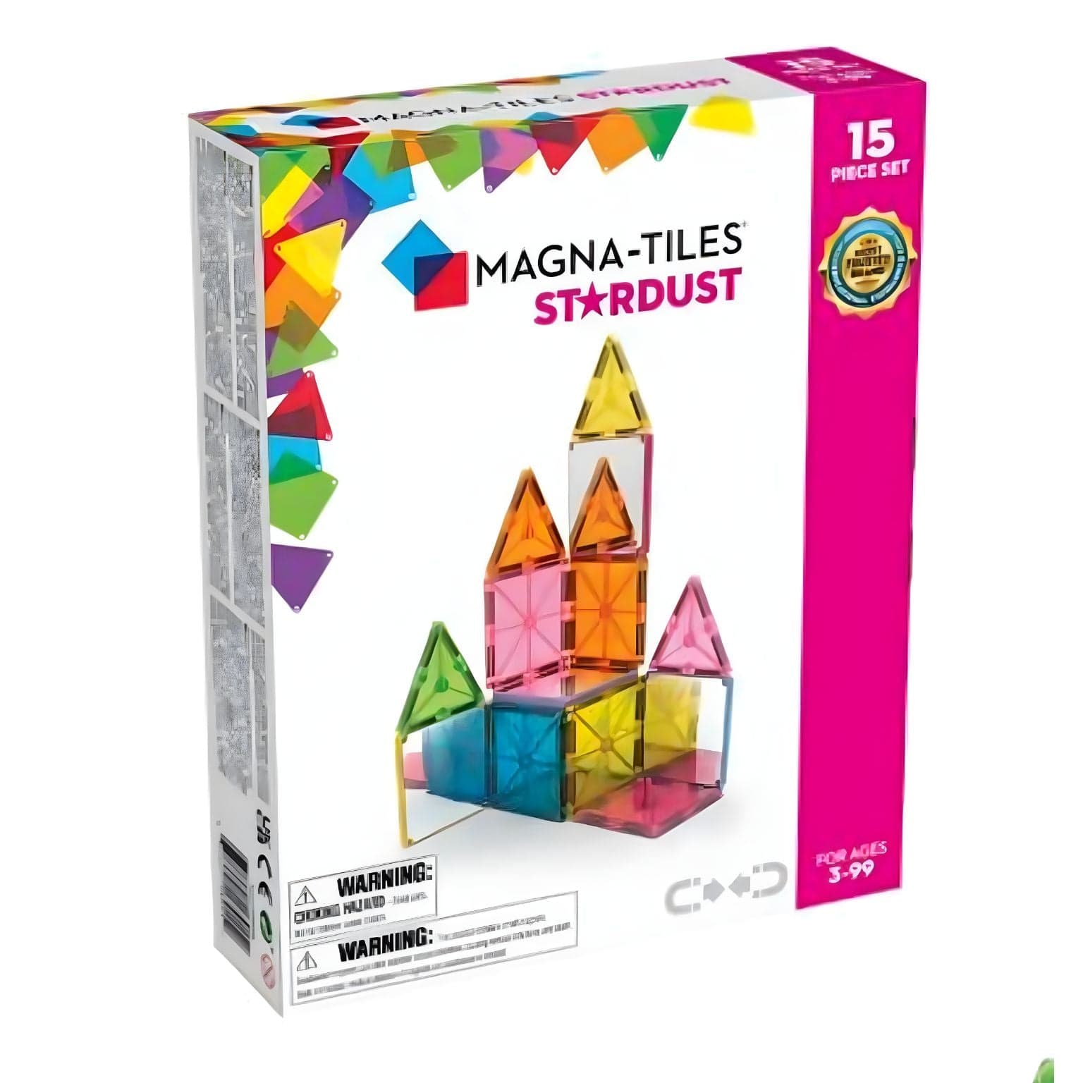 Apresentamos Magna-Tiles Stardust com o SKU 771891525 recomendado para + 3 anos