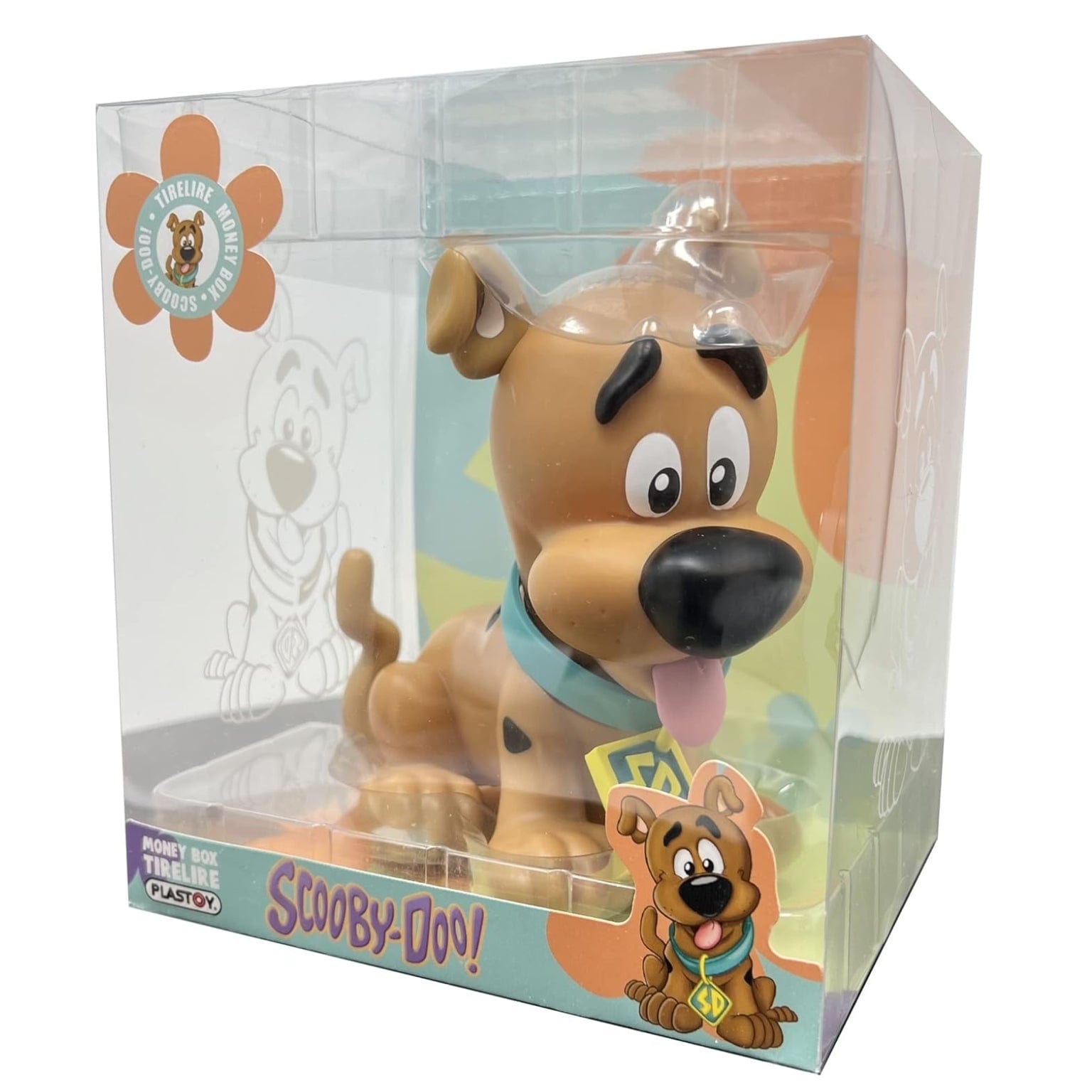 Apresentamos Mealheiro Scooby-Doo com o SKU 238015824 recomendado para + 3 anos