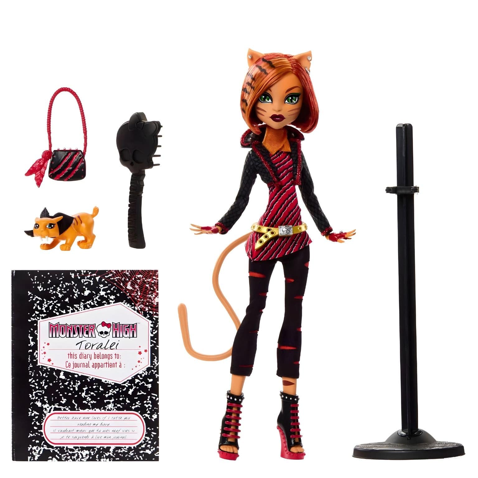 Apresentamos Monster High Boo-riginal Toralei com o SKU 232567125 recomendado para + 6 anos