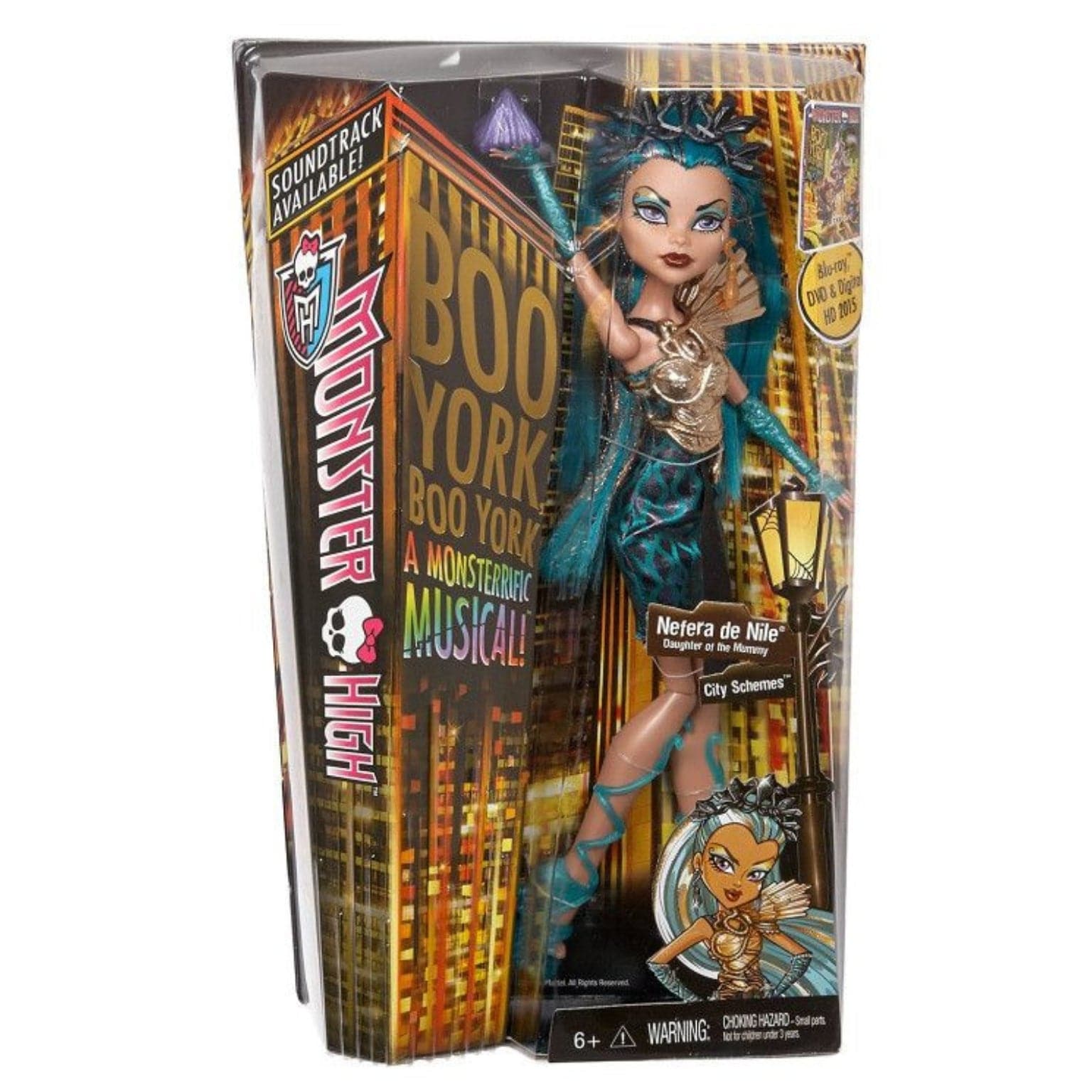 Apresentamos Monster High Boo York, Boo York Nefera de Nile com o SKU 55118521 recomendado para + 6 anos