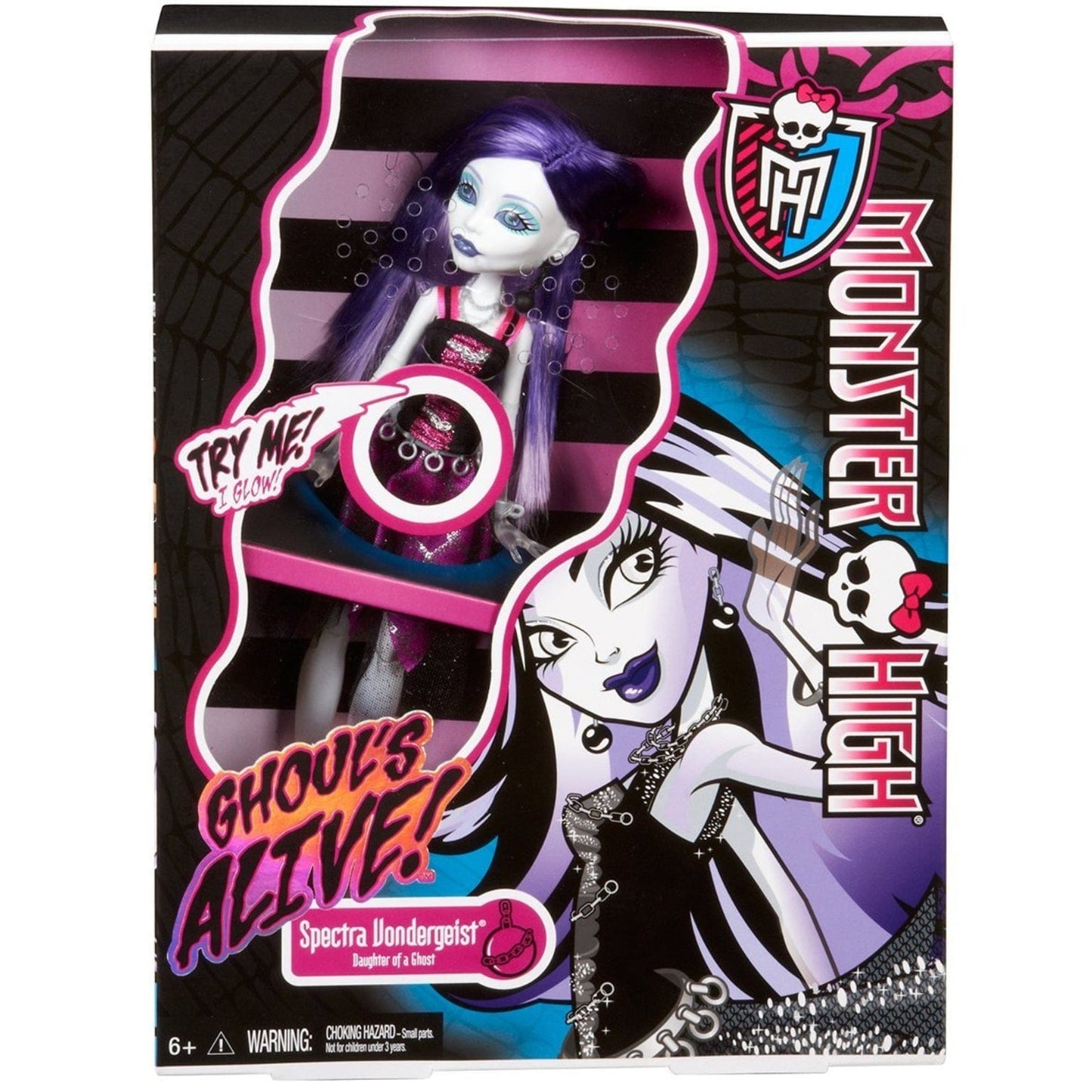 Apresentamos Monster High Mais Viva do que Morta  Spectra Vondergeist com o SKU 550421121 recomendado para + 6 anos