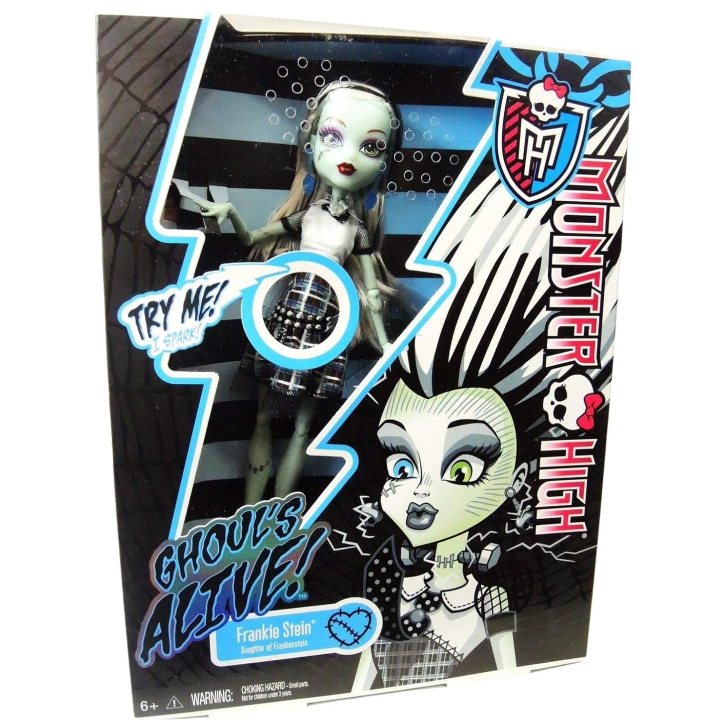 Apresentamos Monster High Mais Viva do que Morta -Frankie Stein- com o SKU 55042121 recomendado para + 6 anos