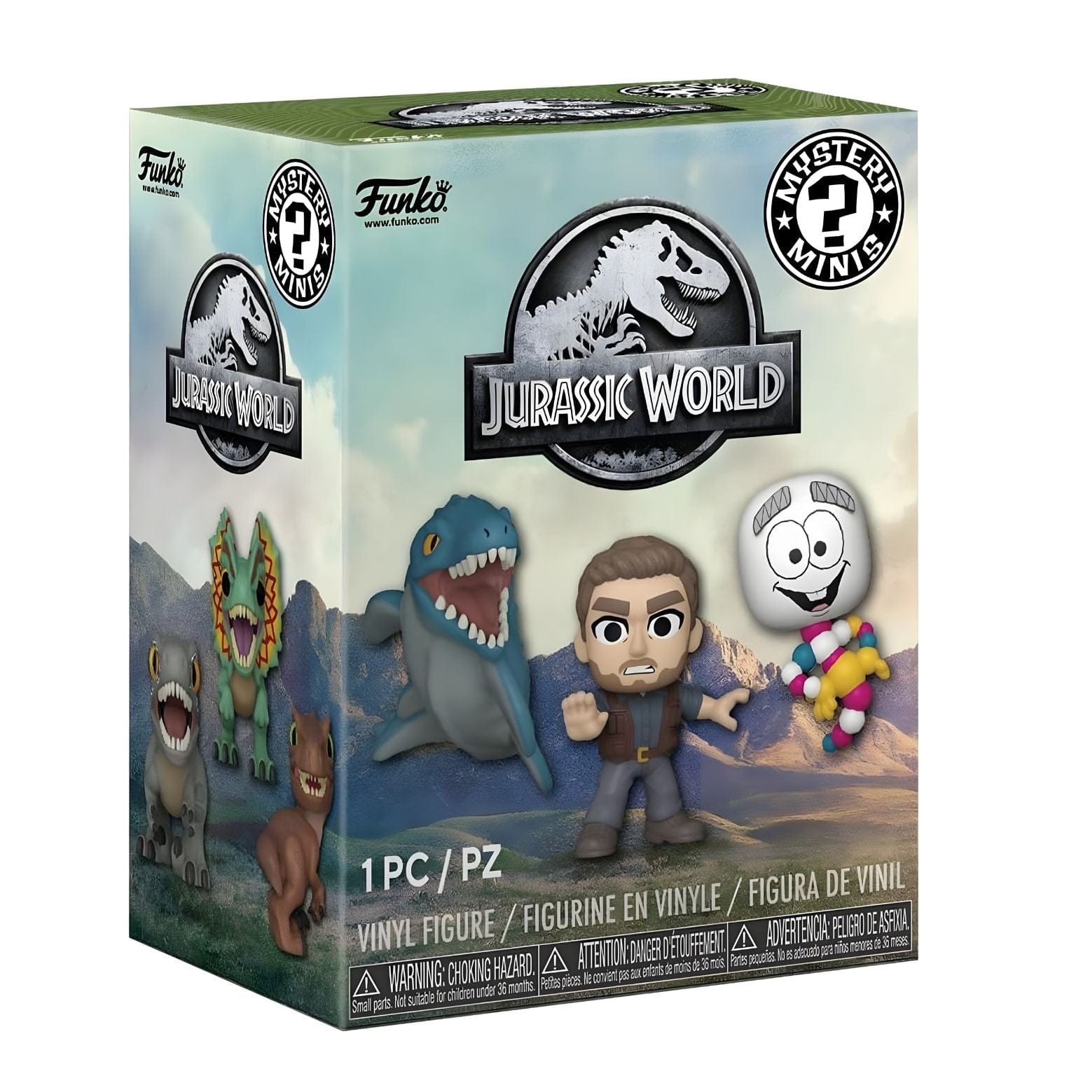 Apresentamos Mystery Minis - Jurassic World com o SKU 238785625 recomendado para + 3 anos