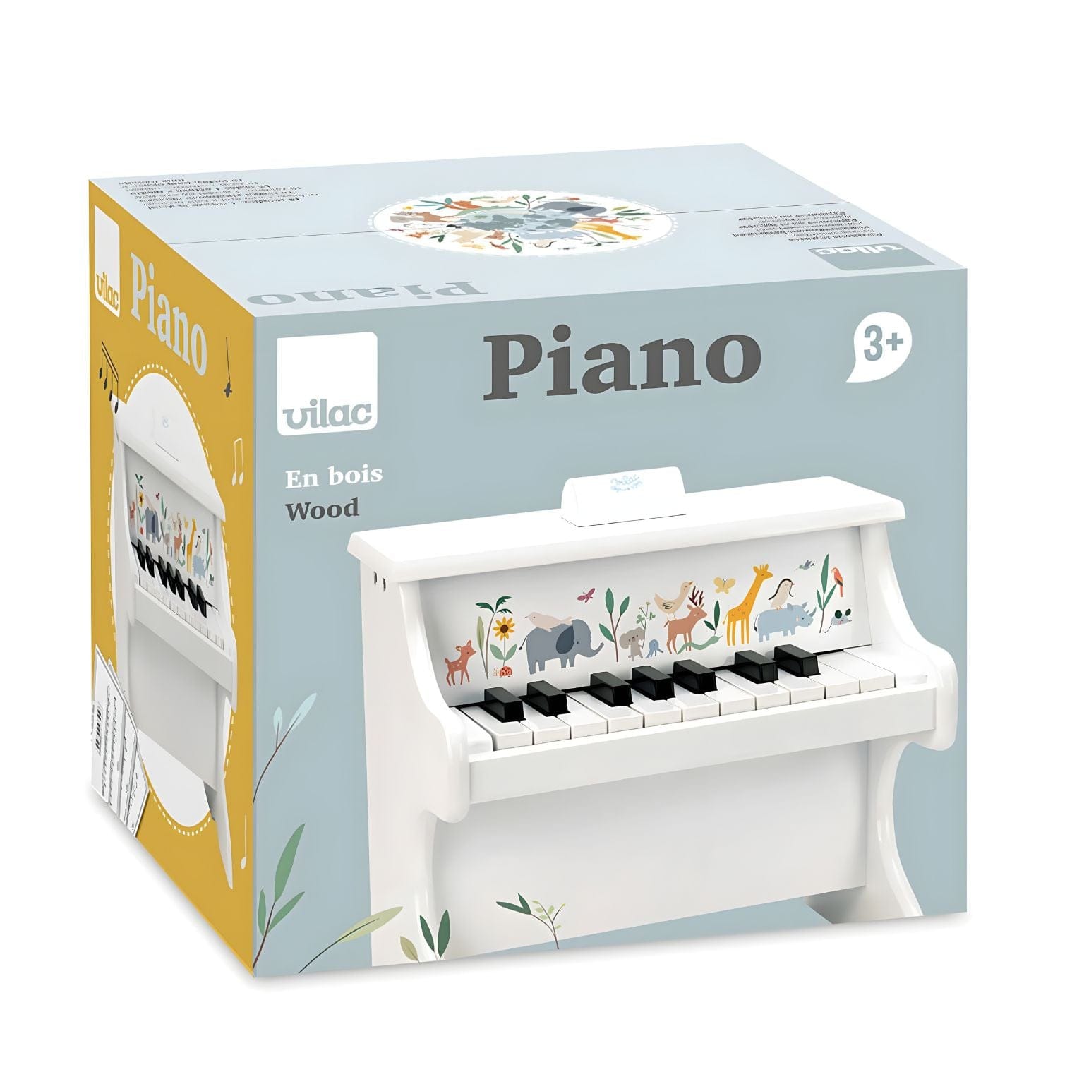 Apresentamos Piano de Madeira Animais do Mundo com o SKU 26711525 recomendado para + 3 anos