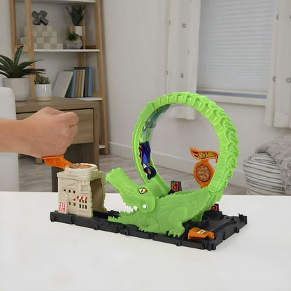 Presentamos Hot Wheels - Looping de ataque del cocodrilo con el SKU 771096324 recomendado para + 4 años