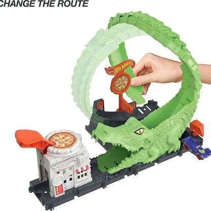 Presentamos Hot Wheels - Looping de ataque del cocodrilo con el SKU 771096324 recomendado para + 4 años