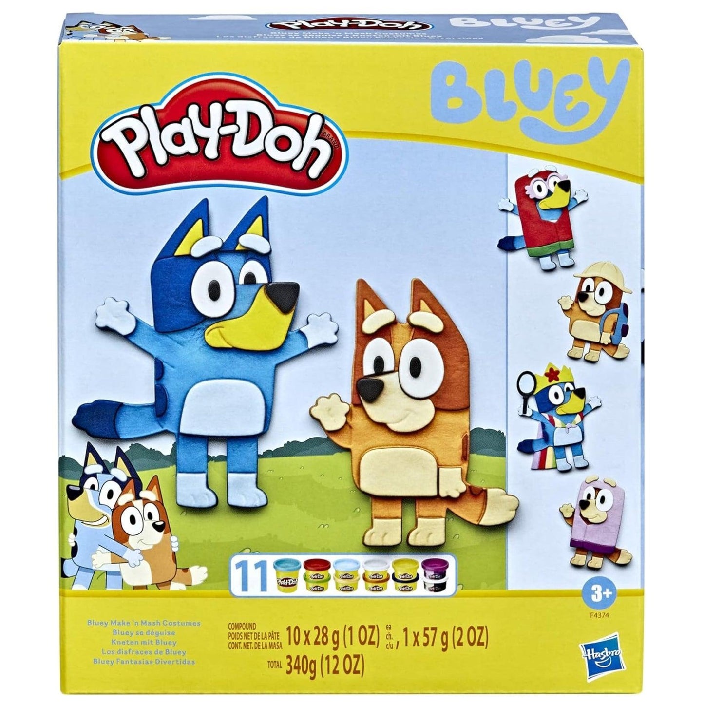 Apresentamos Play-Doh Bluey Fantasias Divertidas com o SKU 90437424 recomendado para + 3 anos