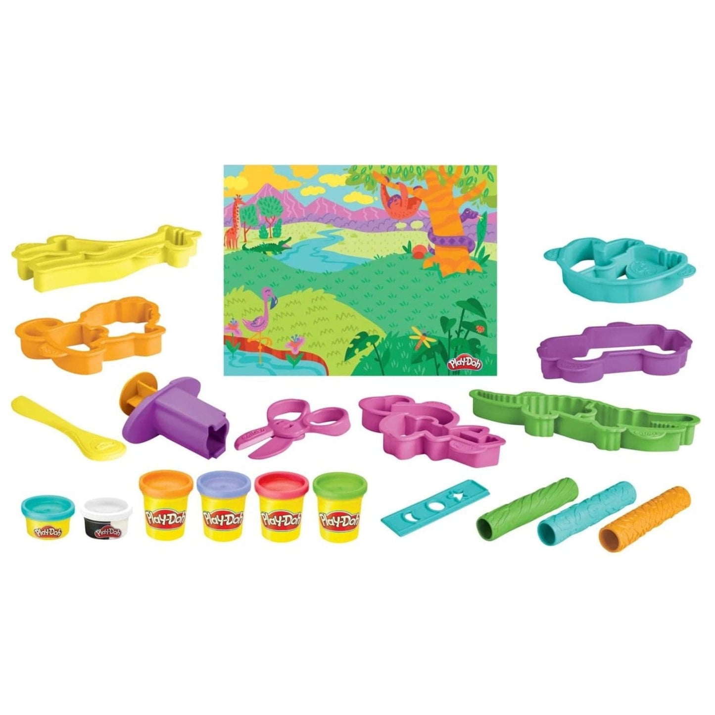 Apresentamos Play-Doh - Moldes Animais Selvagens com o SKU 90721324 recomendado para + 3 anos