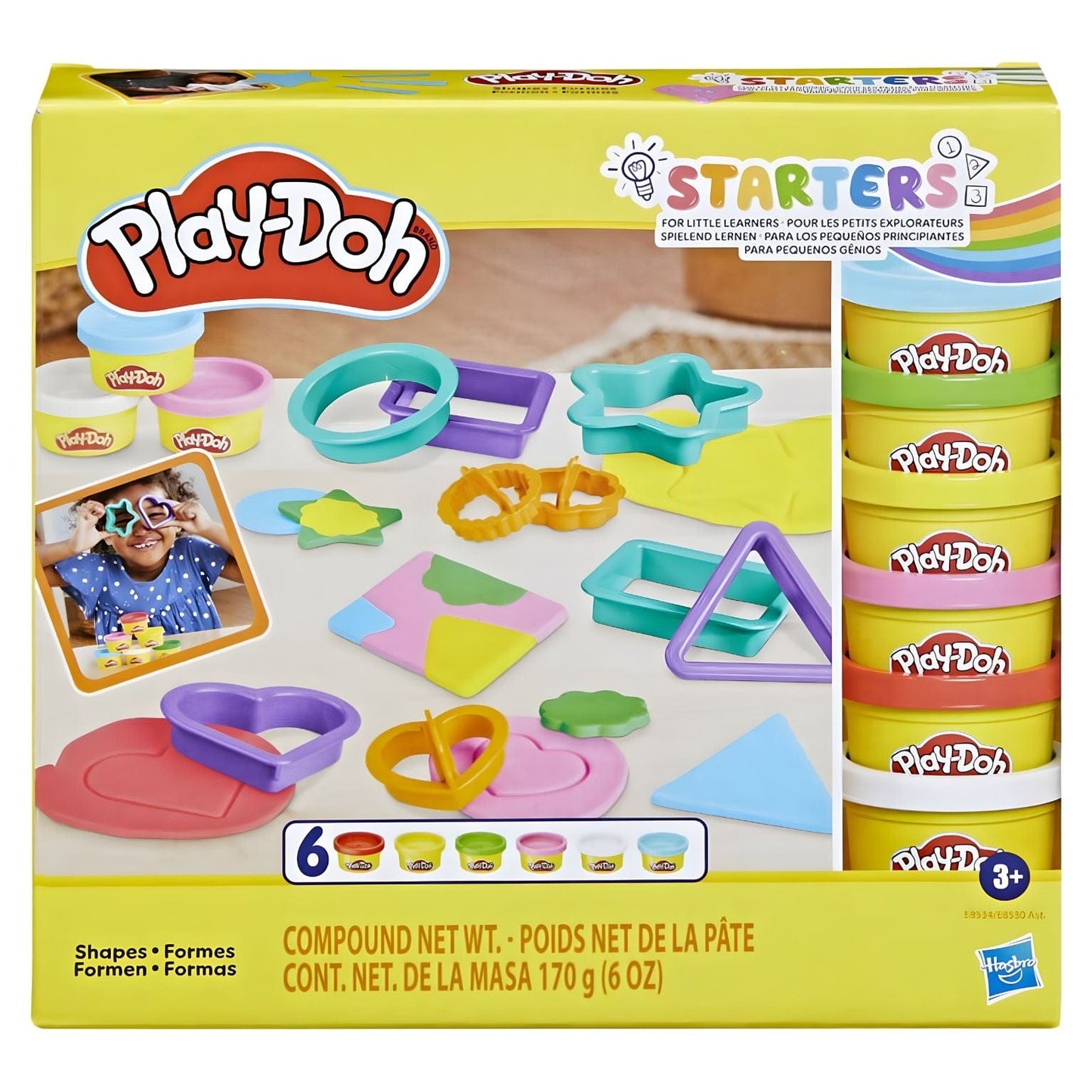 Apresentamos Play-Doh Starters - Formas criativas com o SKU 90853424 recomendado para + 3 anos