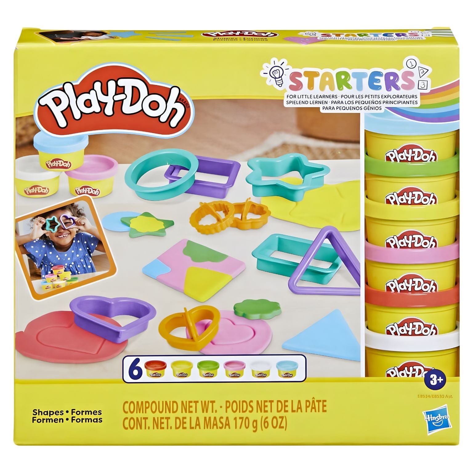 Apresentamos Play-Doh Starters - Formas criativas com o SKU 90853424 recomendado para + 3 anos