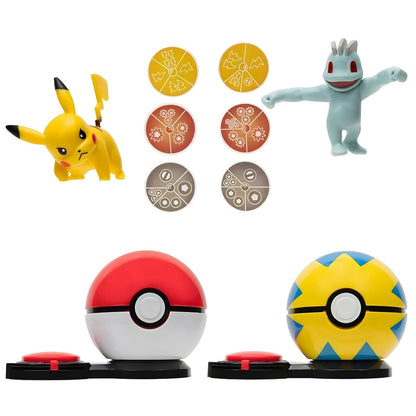Presentamos Pokémon Ataque Sorpresa Pikachu vs Machoc con el SKU 230272122 recomendado para + 4 años