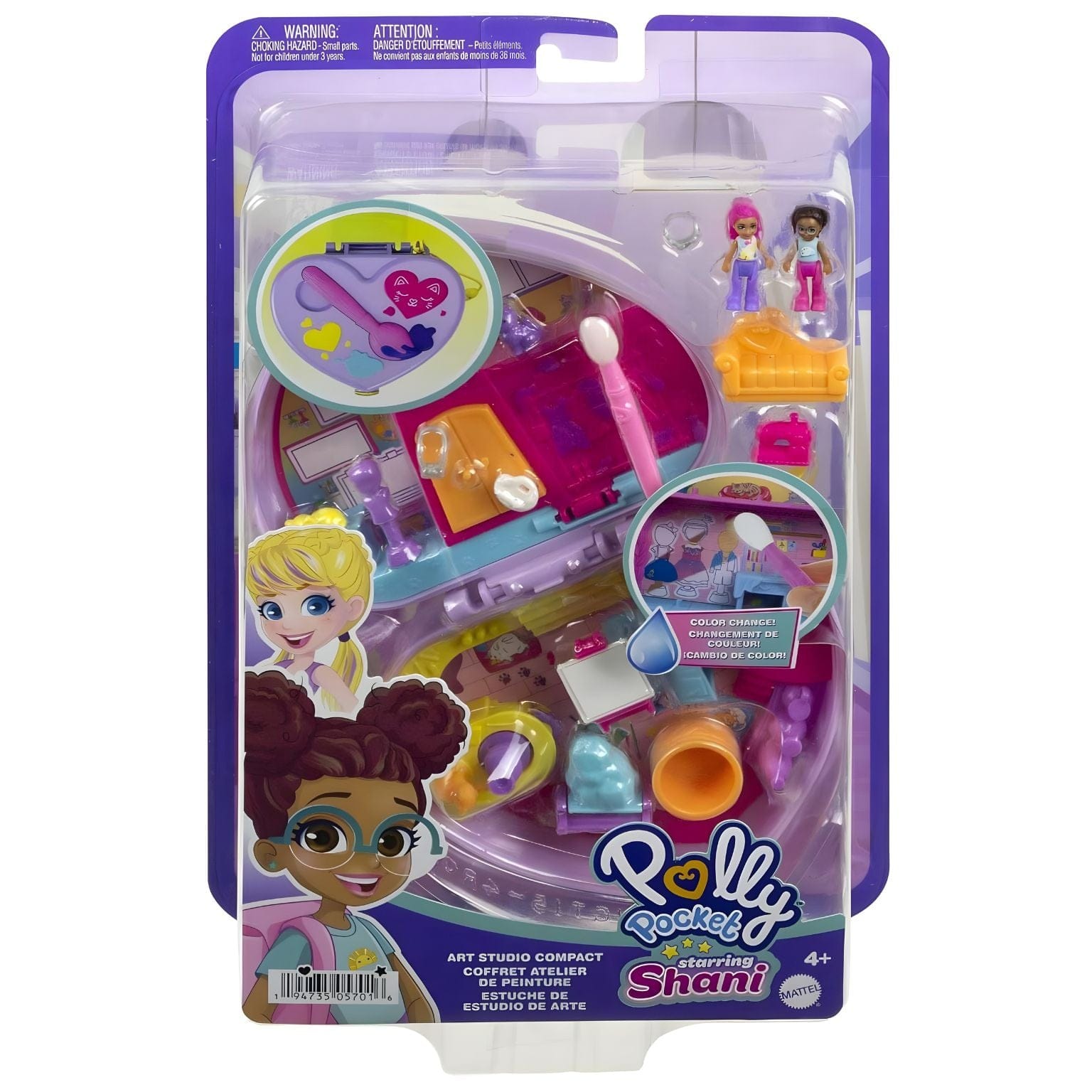 Apresentamos Polly Pocket - Atelier de pintura com o SKU 20570124 recomendado para + 4 anos