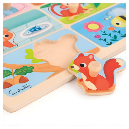 Presentamos Puzzle Animales Comida Favorita con el SKU 85304123 recomendado para + 2 años