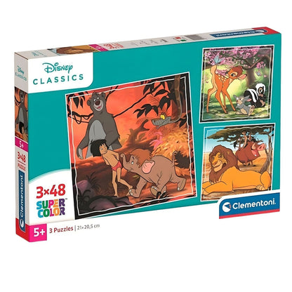 Presentamos Puzzle Clásicos Disney 3 x 48 con el SKU 852529925 recomendado para + 5 años