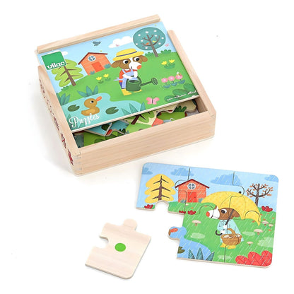 Presentamos Puzzle de Madera - Cuatro Estaciones con el SKU 26264124 recomendado para + 2 años
